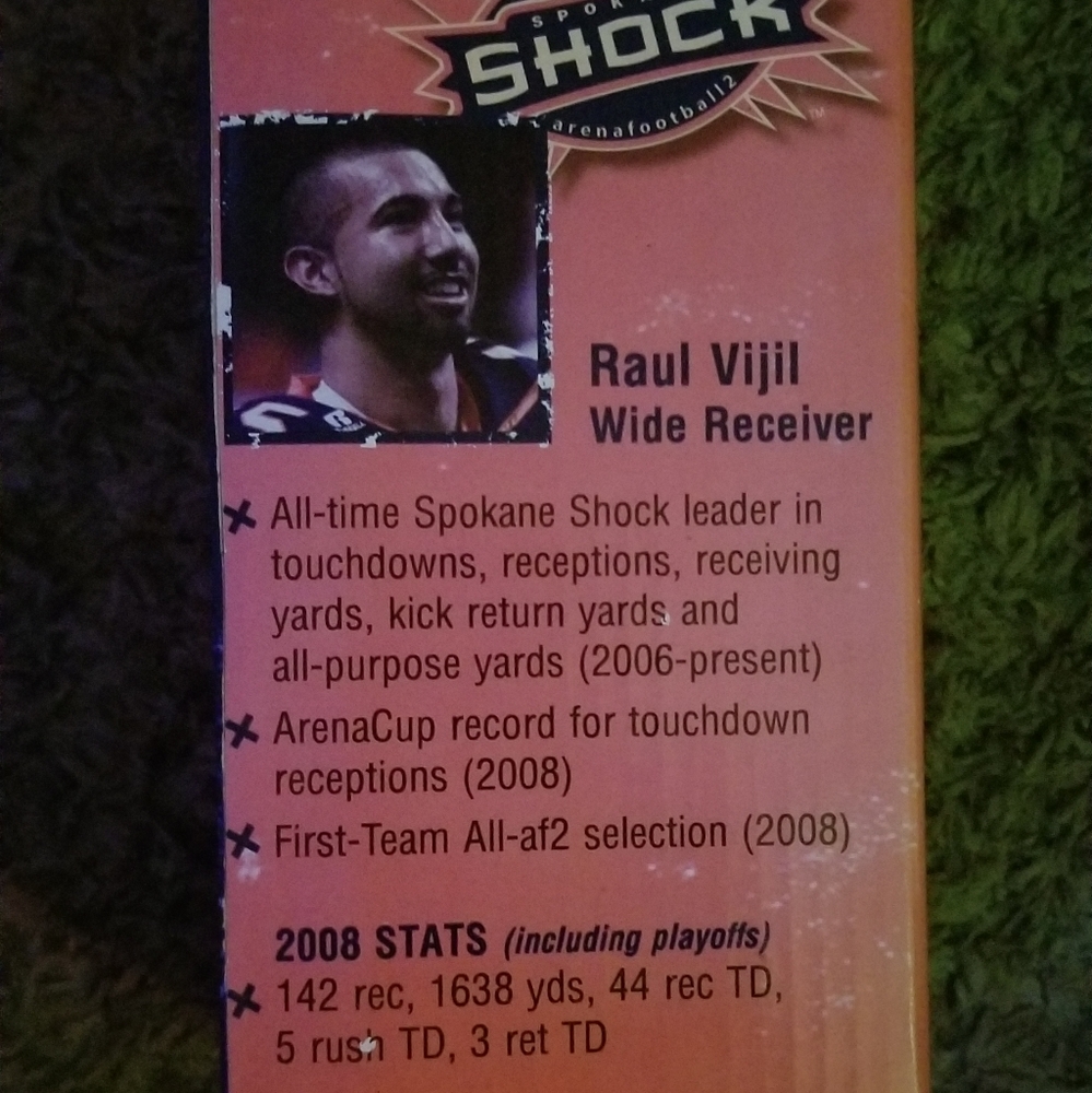 Spokane Shock Bobblehead Raul Vijil - Picture 2 of 5